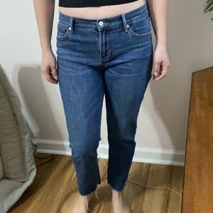 Old Navy Power Jeans / Perfect Straight Ankle in Medium Wash, 8